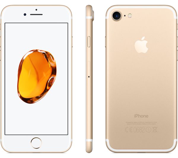 スマートフォン/携帯電話iPhone7 32G ゴールド　SIMフリー　フルセット
